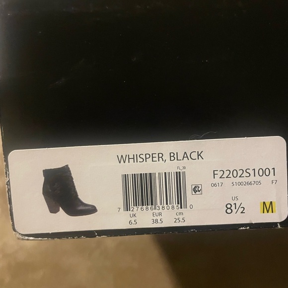 Elegant Black Ankle Booties ladies size 8.5 - Picture 6 of 10